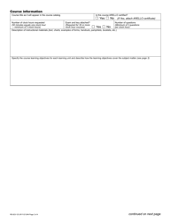 Form RE-623-123 Real Estate Continuing Education Course Approval Application - Washington, Page 2