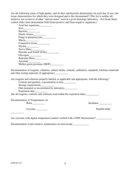 DOH Form 681-017 Histology/Frozen Section Pre-inspection Checklist - Washington State Medical Test Site Licensing Program - Washington, Page 6