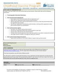 DOH Form 348-493 Off-Site Backup Thermometer Request Form - Childhood Vaccine Program - Washington, Page 2