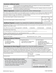 Form DRS-RK MS501 Dcp and Jra Withdrawal - Washington, Page 2