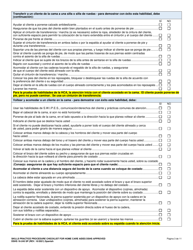 DSHS Formulario 16-245 &quot;Lista De Verificacion De Procedimientos De Practica De Habilidades Para Asistentes De Atencion En El Hogar - Aprobada Por El Dshs&quot; - Washington (Spanish), Page 4
