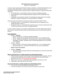 DSHS Form 27-178 Aps Administrative Hearing Request - Washington, Page 2