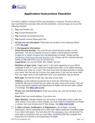 DOH Form 672-056 Veterinarian Expired License Activation Packet - Washington, Page 3