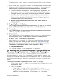 DOH Form 672-104 Veterinary Specialty License Application Packet - Washington, Page 4