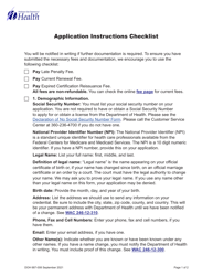 DOH Form 687-006 Dietitian/Nutritionist Expired Certification Activation Application Packet - Washington, Page 3