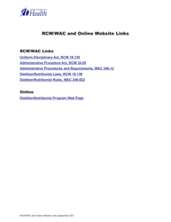 DOH Form 687-001 Dietitian/Nutritionist Certification Application Packet - Washington, Page 13