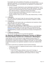 DOH Form 687-001 Dietitian/Nutritionist Certification Application Packet - Washington, Page 4
