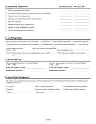 Form HCA13-781 Application for Family Planning Only Services - Washington, Page 5