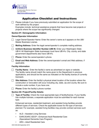DOH Form 505-046 Construction Review Application - Washington, Page 3
