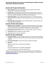 DOH Form 505-040 Cherry Harvest Camp/Temporary Worker Housing Construction Review Application - Washington, Page 3