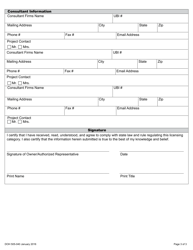 DOH Form 505-040 Cherry Harvest Camp/Temporary Worker Housing Construction Review Application - Washington, Page 6