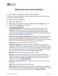 DOH Form 675-010 Home Care Aide Expired Certification Activation Application - Washington, Page 3