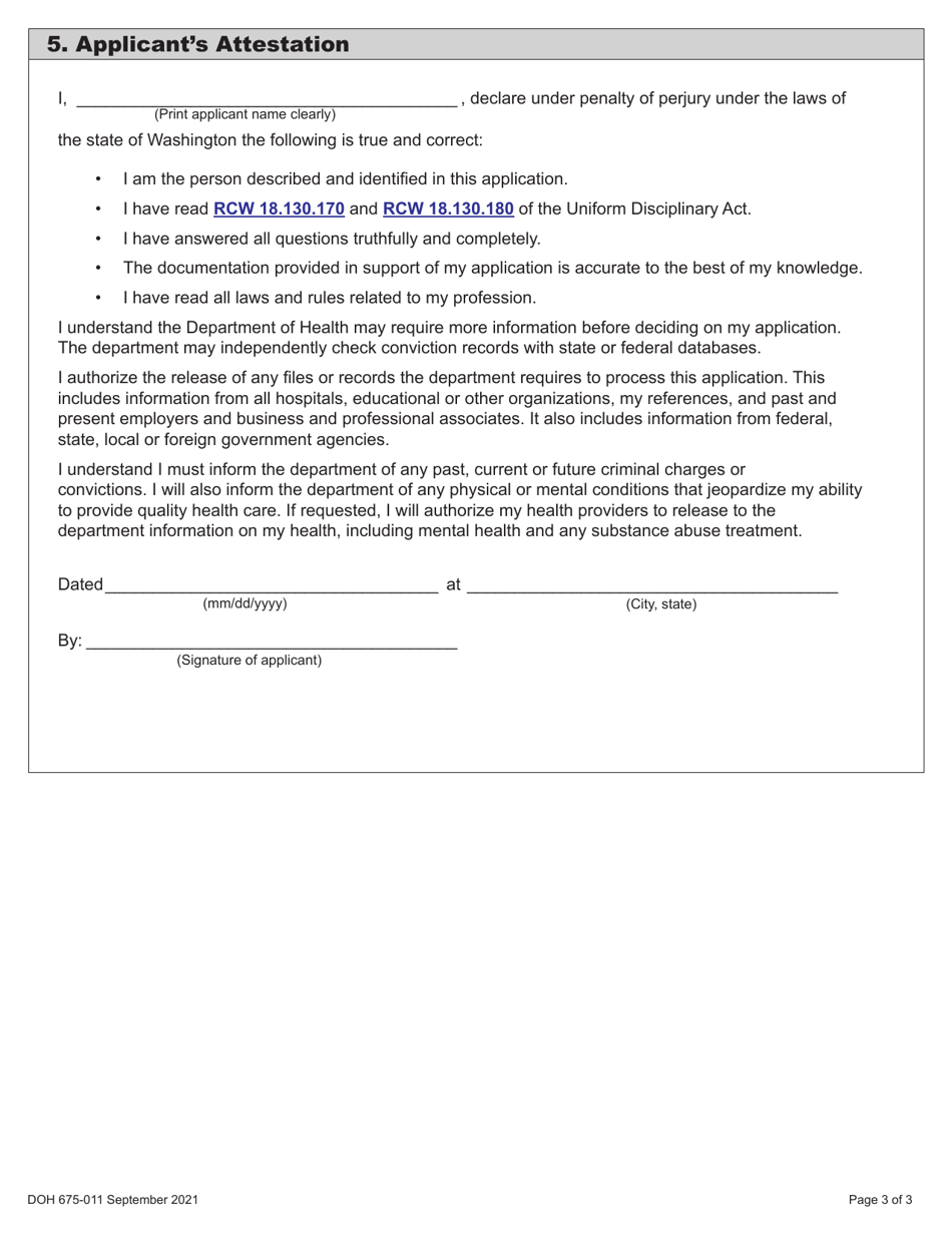 DOH Form 675010 Fill Out, Sign Online and Download Printable PDF