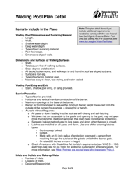 DOH Form 333-214 Wading Pool Plan Detail - Washington