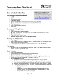 Document preview: DOH Form 333-212 Swimming Pool Plan Detail - Washington