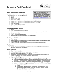 DOH Form 333-212 Swimming Pool Plan Detail - Washington