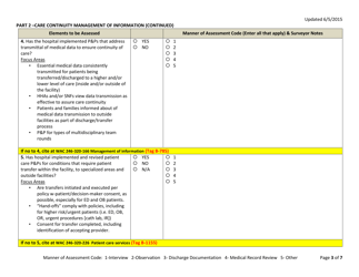 Care Continuity Worksheet, State Surveyor Worksheet - Washington, Page 3