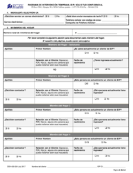DOH Formulario 430-024 Programa De Intervencion Temprana (Eip) Solicitud Confidencial Para Nuevos Clientes - Washington (Spanish), Page 2