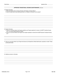 Form CR-3822 Application for Approved Transitional Housing - Tennessee, Page 7