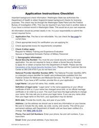 DOH Form 686-001 Radiologic Technologist Certification Application - Washington, Page 3