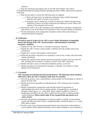 DOH Form 505-127 Sample Disaster Planning Checklist - Ambulatory Surgical Facilities - Washington, Page 3