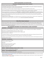DOH Form 347-102 Confidential Sexually Transmitted Disease Case Report - Asotin County, Washington, Page 2