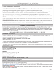 DOH Form 347-102 Confidential Sexually Transmitted Disease Case Report - Skagit County, Washington, Page 2