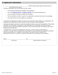 DOH Form 651-047 Forensic Phlebotomist Expired Activation Application - Washington, Page 7