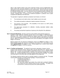 Instructions for Form RHF-1PG, DOH Form 322-029 Application for Radioactive Material Licence - Portable Gauge - Washington, Page 5