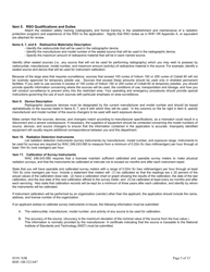Instructions for DOH Form 322-046, RHF-1IR Application for Radioactive Material License Industrial Radiography - Washington, Page 5