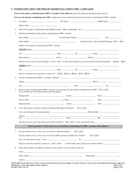 Form HS-2912 Application for Child Support Services - Tennessee, Page 3