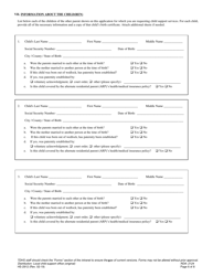 Form HS-2912 Application for Child Support Services - Tennessee, Page 7