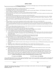 Form HS-2912 Application for Child Support Services - Tennessee, Page 9