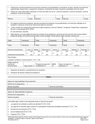 Formulario HS-3423SP Solicitud De Licencia Para Operar Una Agencia De Servicios Diurnos Para Adultos - Tennessee (Spanish), Page 4