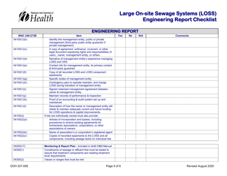 DOH Form 337-085 Large on-Site Sewage Systems (Loss) Engineering Report Checklist - Washington, Page 5