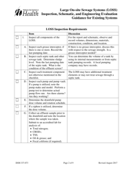 DOH Form 337-073 Large on-Site Sewage Systems (Loss) Inspection, Schematic, and Engineering Evaluation Guidance for Existing Systems - Washington, Page 2