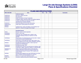 DOH Form 337-081 Large on-Site Sewage Systems (Loss) Plans &amp; Specifications Checklist - Washington, Page 4