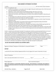 Form HE-0015 Application for Change of Ownership and Request for Conditional Authorization - Tennessee, Page 7