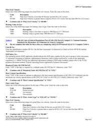 Form OP-UA7 (TCEQ-10022) Flare Attributes - Texas, Page 4