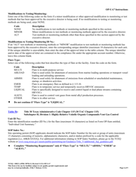 Form OP-UA7 (TCEQ-10022) Flare Attributes - Texas, Page 6
