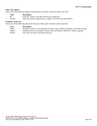 Form OP-UA7 (TCEQ-10022) Flare Attributes - Texas, Page 9