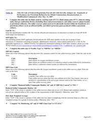 Form OP-UA50 (TCEQ-10223) Fluid Catalytic Cracking Unit Catalyst Regenerator/Fuel Gas Combustion Device/Claus Sulfur Recovery Plant Attributes Texas - Texas, Page 8