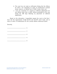 Instructions for Order of Nondisclosure Under Section 411.072 - Texas, Page 6