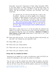 Instructions for Petition for Order of Nondisclosure Under Section 411.0725 - Texas, Page 5