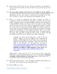 Instructions for Petition for Order of Nondisclosure Under Section 411.0726 - Texas, Page 4