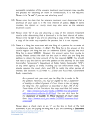 Instructions for Petition for Order of Nondisclosure Under Section 411.0727 - Texas, Page 4