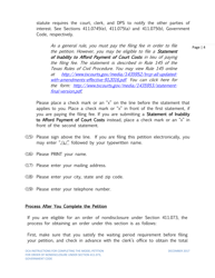 Instructions for Petition for Order of Nondisclosure Under Section 411.073 - Texas, Page 4