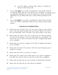Instructions for Petition for Order of Nondisclosure Under Section 411.0731 - Texas, Page 3