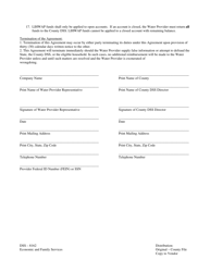 Form DSS-8162 Water and Wastewater Vendor Agreement - Low Income Household Water Assistance Program (Lihwap) - North Carolina, Page 2