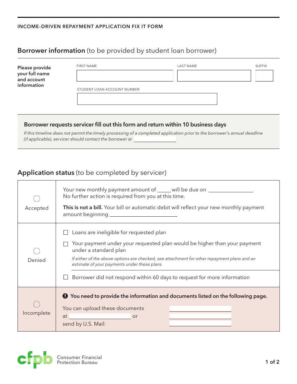 Driven Repayment Plan Form What is a Financial Plan